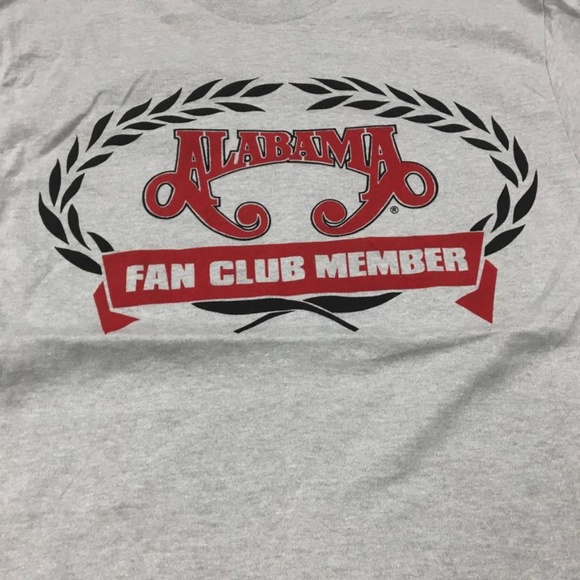 Alabama Fan Club T Shirt Graphic Tee Vintage S/M - Picture 3 of 8